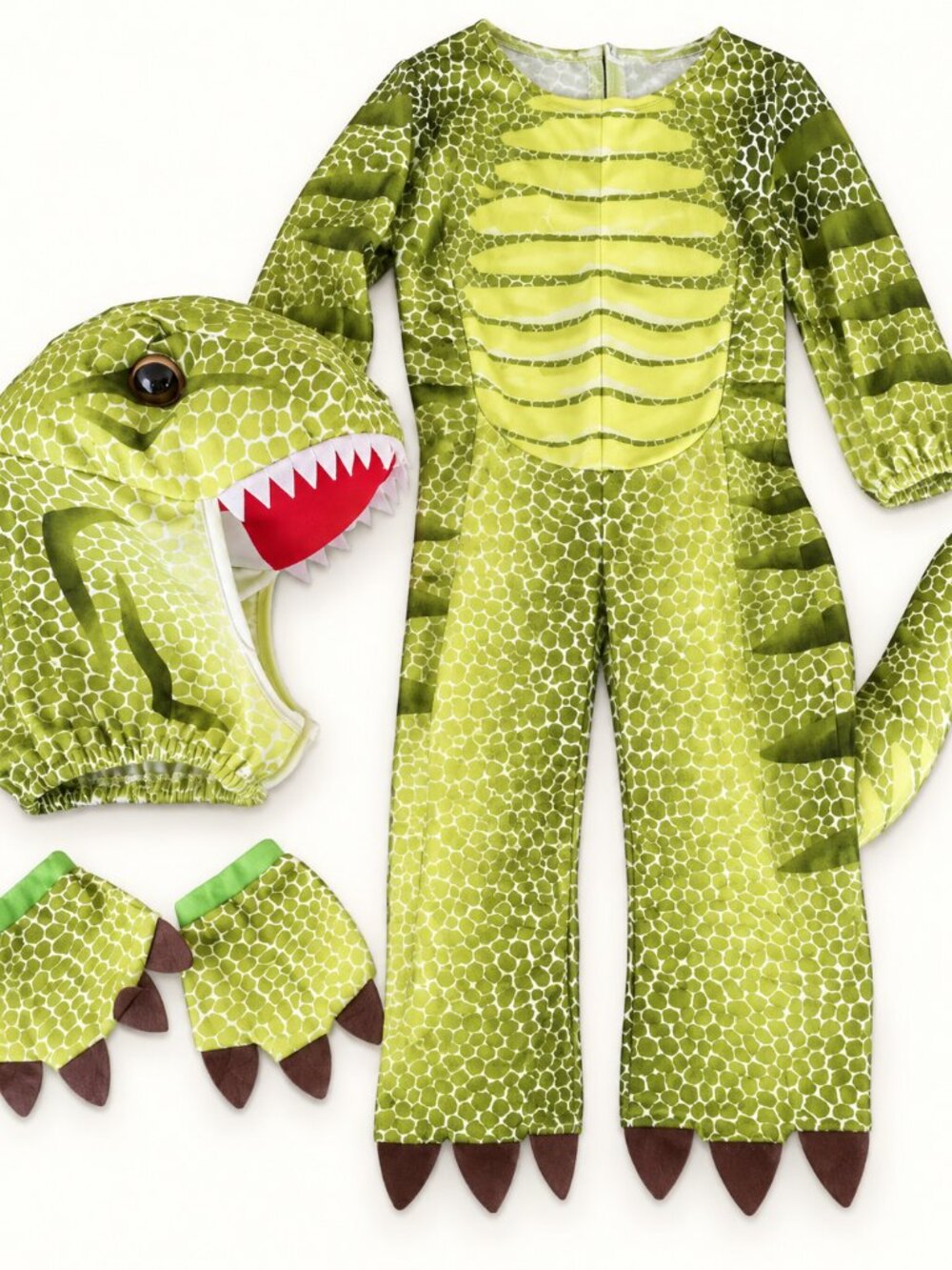 Spirit Halloween Dinosaur Costume 18-24M Green T-Rex Toddler Halloween